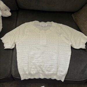Knit Short Sleeve lightweight sweater